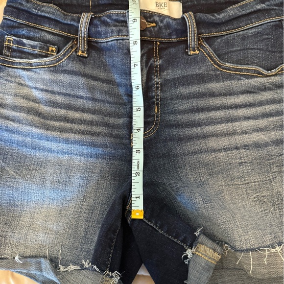 BKE Dark Wash Jean Shorts - Picture 4 of 7